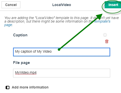 File:Adding localvideo caption field and value.jpg