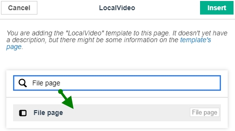 File:Adding localvideo filepage field.jpg